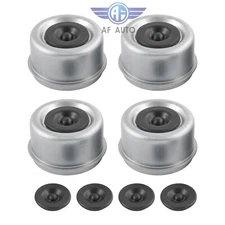 4Pcs 2.44" Dexter EZ Lube Rubber Plug Dust Cap Grease Cover Trailer Axle Hub