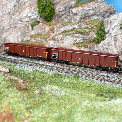 Roco 6600131 - DBAG offene Güterwagenset 3tlg. Ep.V-VI Roco 6600131 - DBAG offene Güterwagenset 3tlg. Ep.V-VI