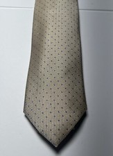 Michael Kors Neck Tie Champagne Atwell Dot Silk Blend MSRP 69.50 NWT