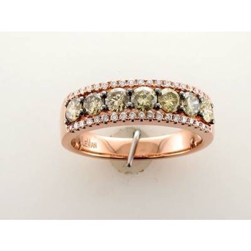 LeVian 14K Rose Gold Chocolate Diamond cts Ring Size