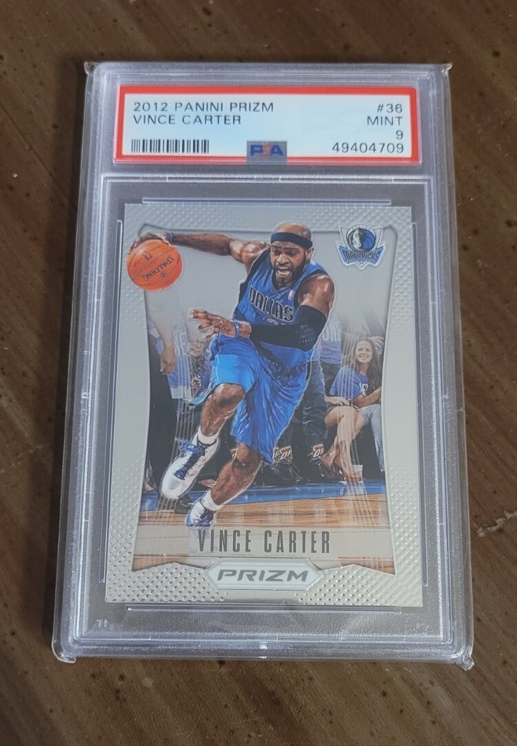 2012 Panini Prizm Vince Carter (First Year Prizm) PSA 9
