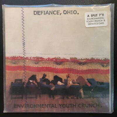 Defiance, Ohio / Environmental Youth Crunch - Split Vinyl 7 '' 2007 1st Press NEW