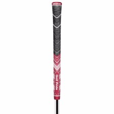 Golf Pride MCC Plus 4 Teams Golf Grips - Std, Dark Red/White
