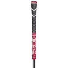 Golf Pride MCC Plus 4 Teams Golf Grips - Std, Dark Red/White