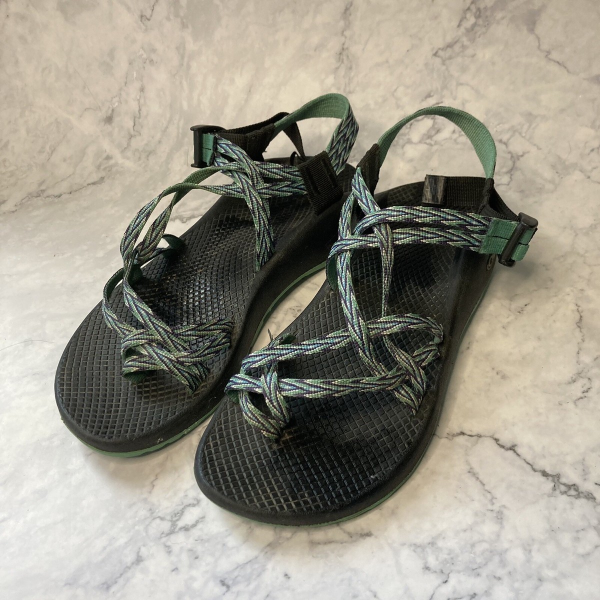 Chacos Hiking Sandals Womens Size Blue Outdoors Shoes
