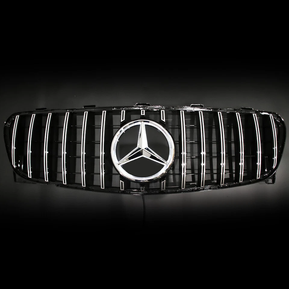 Front Upper Grille Grill W/Star For Mercedes Benz X156 GLA200 GLA250 2018-2020 - Imagem 4 de 4