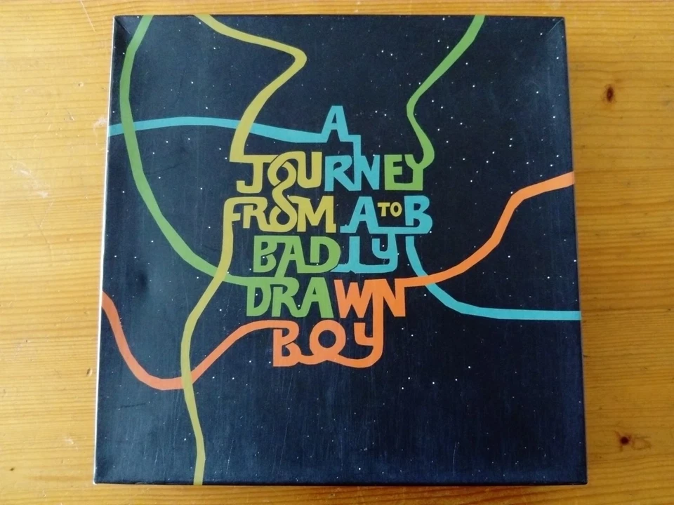 Badly Drawn Boy A Journey From A To B Ltd 6 Track BLUE /ORANGE 7" /CD Box Set - Image 2 of 4