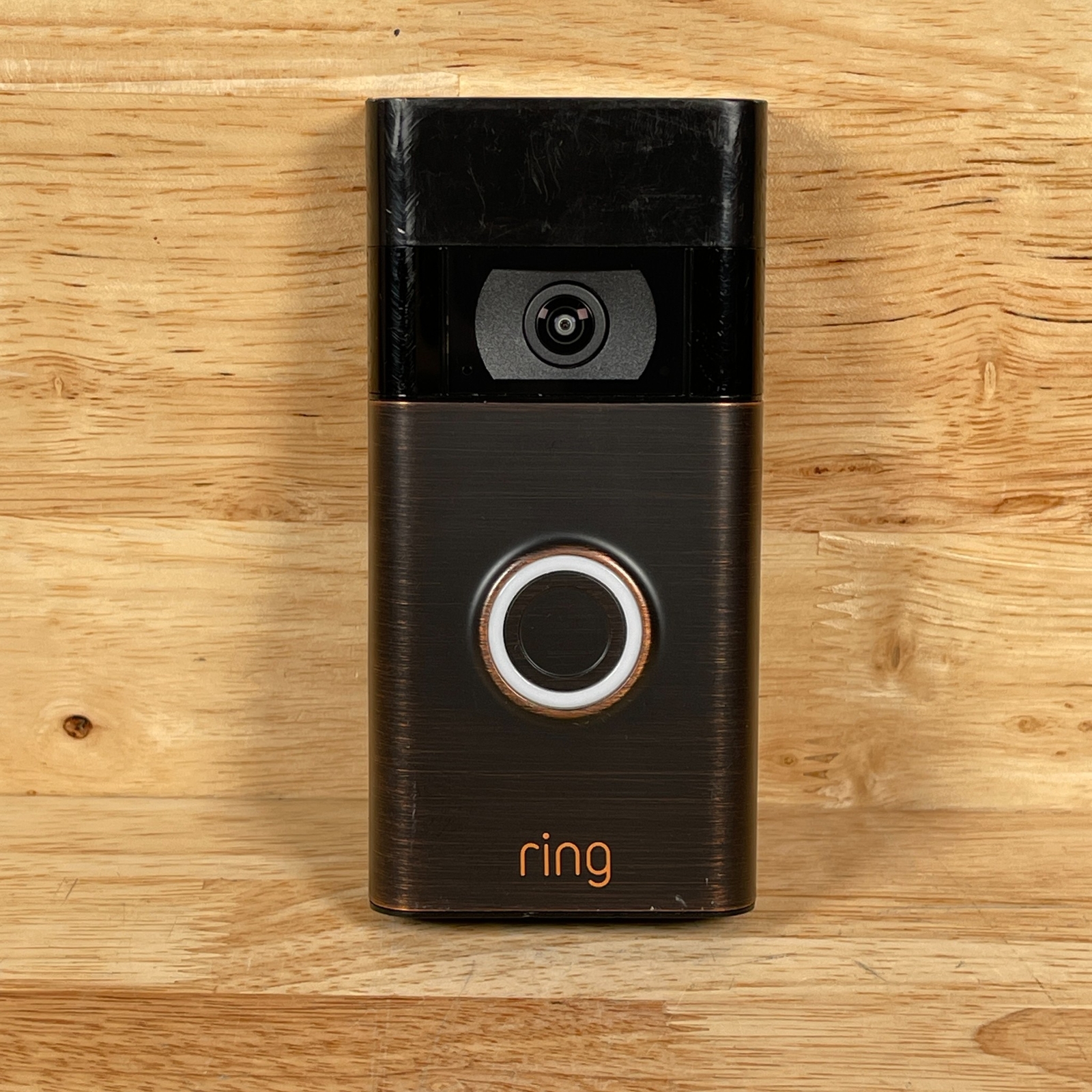 Ring 2nd Gen 5UM5E5 Smart Video Doorbell with Night Vision & 2-Way Talk in Black-image