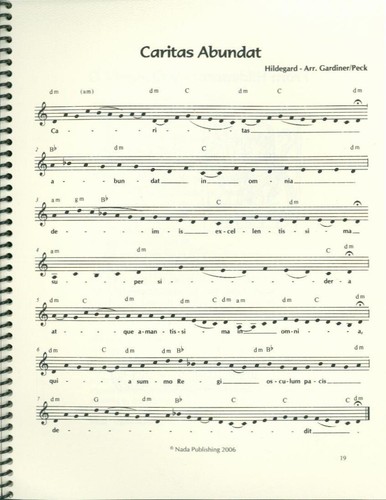 Shadows of the Living Light Songbook 2006 Peck Gardiner Songs of Saint Hildegard - Picture 5 of 6