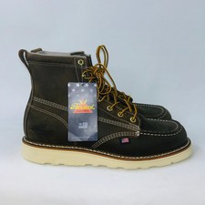 THOROGOOD 814-4203 6' TRAIL "CRAZY HORSE SOFT-TOE MENS WORK BOOTS SIZE 11D