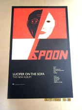 SPOON Lucifer On The Sofa Promo Poster New! Unused! Matador Records 2022