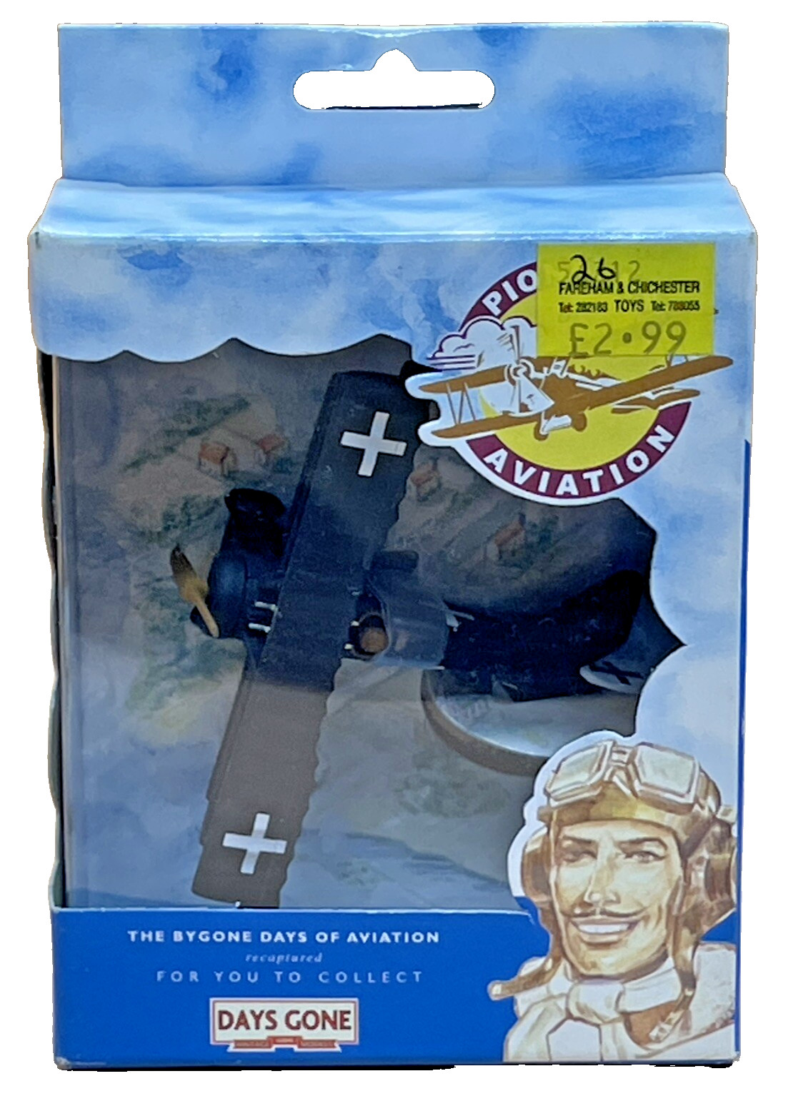 Lledo Fokker DR1 Triplane Josef Jacobs WW1 Aircraft Boxed Diecast Model
