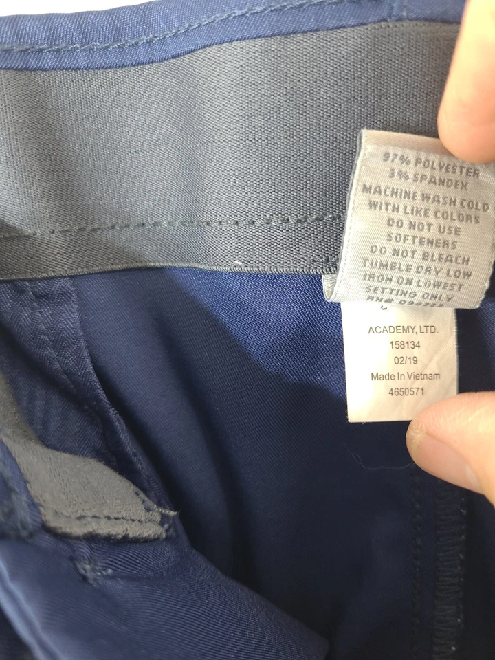 Pantalones de golf BCG ligeros mezcla de poliéster azul activo para hombre 42 x 32 Foto 4 de 4