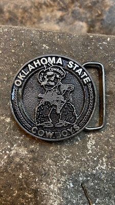 Oklahoma State university OSU Vintage Belt Buckle