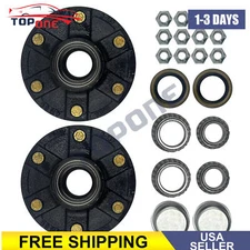 Trailer Wheel Idler Hub Kit 6-5.5" Bolt Circle For 3500 lb Axle.