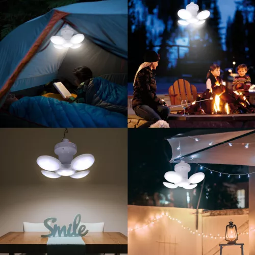 USB Rechargeable LED Outdoor Camping Lamp Portable Solar Power Tent Light Bulb - Picture 14 of 27