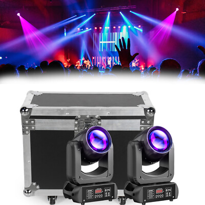150W LED Beam Moving Head 18 Prism Gobo Stage Light DMX Disco Beam Light w/ case