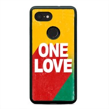 One Love Rasta Pot Weed Marijuana Jamaica Case Cover For Google Pixel 3 3XL 2XL
