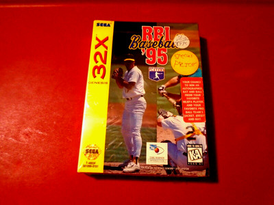 RBI Baseball '95, R.B.I. 95 Sega Genesis 32X 1995 Brand New Factory Sealed NICE!