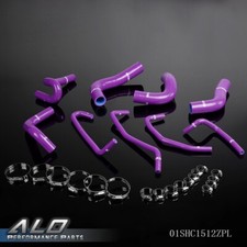 9pcs Silicone Radiator Hose Kit Purple Fit For 1994-1997 Mazda Miata Mx5 1.8l
