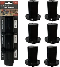 StealthMounts Tool Holder Compatible with Milwaukee M12 6 Pack - Black | Stea...