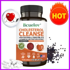 CHOLESTEROL CLEANSE+PHYTOSTEROLS,COENZYME Q10+VITAMINS BЗ,RED YEAST RICE EXTRACT
