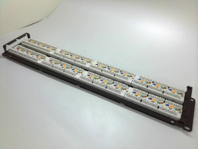HUBBELL HP5E48 48 PORT CAT 5E LOADED PP 1/CASE