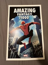 D23 2022 Amazing Fantasy Signed Poster Humberto Ramos Nick Lowe Zeb Wells