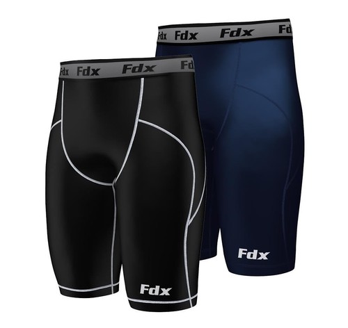 FDX Mens Compression Shorts Sports 