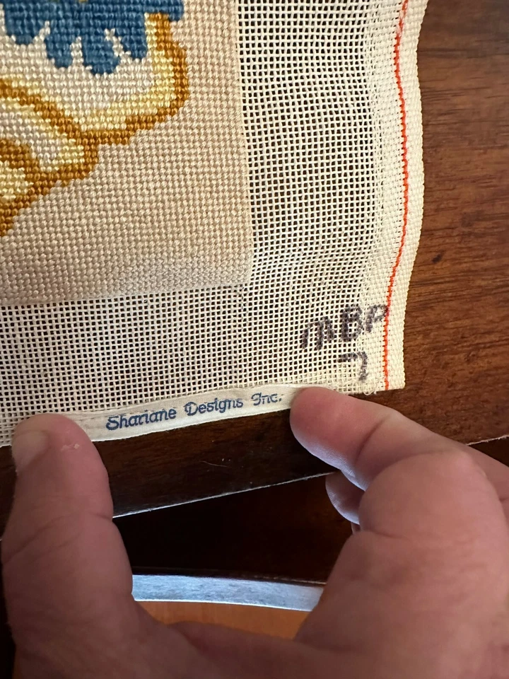 Unfinished Needlepoint Kit  SEA SHELLS Shariane Designs MBP7 16X 3.25" - Image 2 of 4