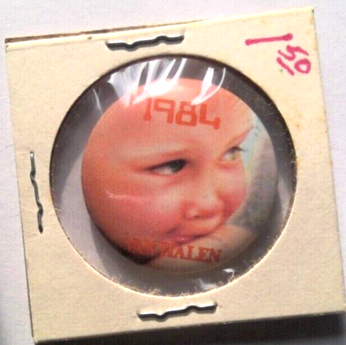 VAN HALEN Pin Vintage 1984 Pinback Button Anstecker 1,25" - Bild 2 von 3