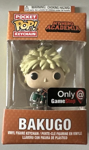 New Funko POP Pocket Keychain My Hero Academia Bakugo Gamestop Exclusive