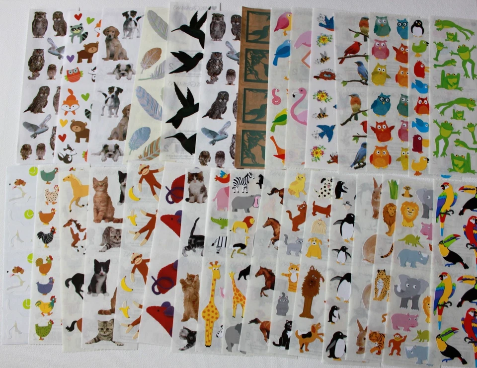 Mrs. Grossman sticker sheet You Choose - Animals A