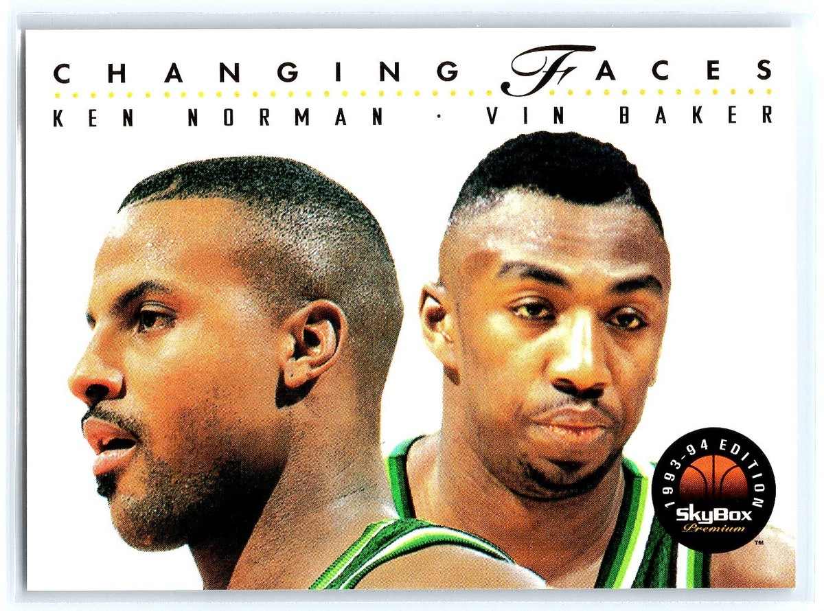 1993 SkyBox Basketball #306 Ken Norman / Vin Baker CHANGING