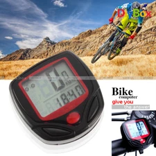Bike Bicycle Cycling LCD Computer Speedometer Odometer Speed Waterproof Meter