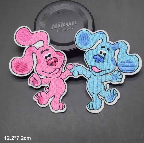 Parche bordado Blue's Clues & Magenta para planchar/coser, dibujos animados - Imagen 4 de 4