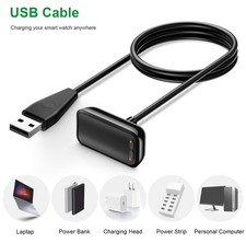 NEW Fitbit Luxe USB Charging Dock Station Cable Charger With reset button -USA