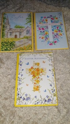 Frohe Ostern Karten 2 Packungen 4 x 1 Design & 2 x Extra von Nigel Quiney Konvolut