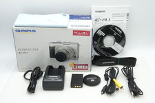 Olympus PEN Lite E-PL1 Black Digital Camera 12.3MP Tested w/ Box, etc. Rank:A