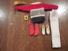 Vintage Ken Doll Campus Hero #770 1960’s Outfit Sweater Pants Flag Complete