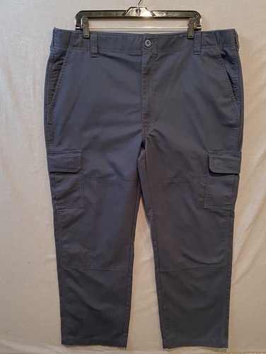 Dickies Flex Straight Leg Hose Herren *42 x 30 blau Arbeitshose mit Cargotaschen