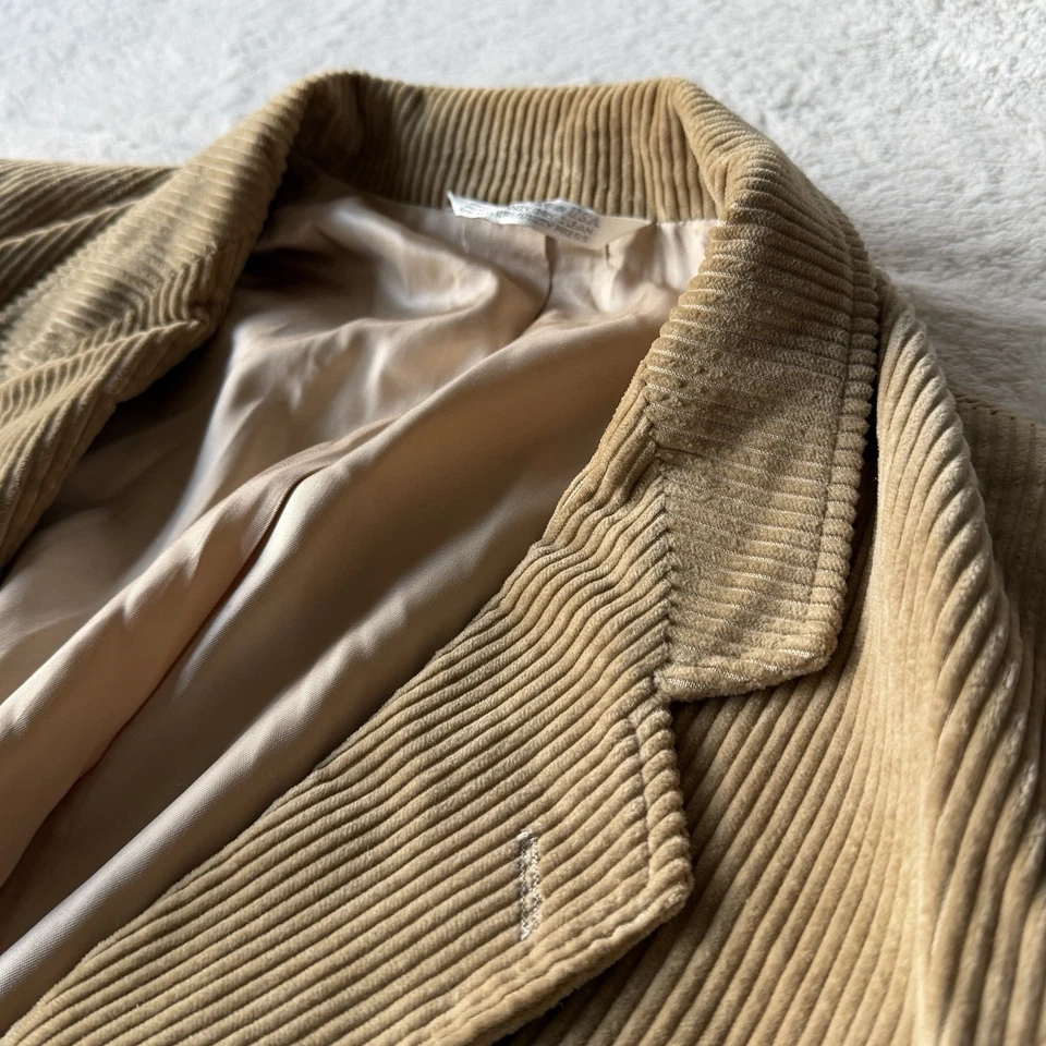 Blazer chaqueta de trabajo de pana Lands End para hombre de colección 38R | parches en el codo Foto 4 de 4