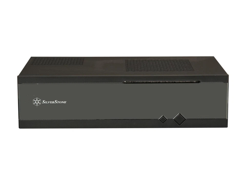 SILVERSTONE Black Acrylic and plastic front panel, 0.8mm steel body Milo series - Image 2 of 4