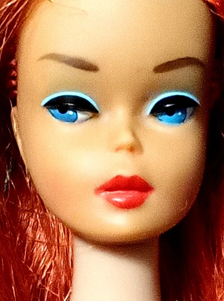 Vintage Barbie,Lot,1958,HTF,Red,Hair,Color Magic,Doll,OSS,Band,Ribbons ...