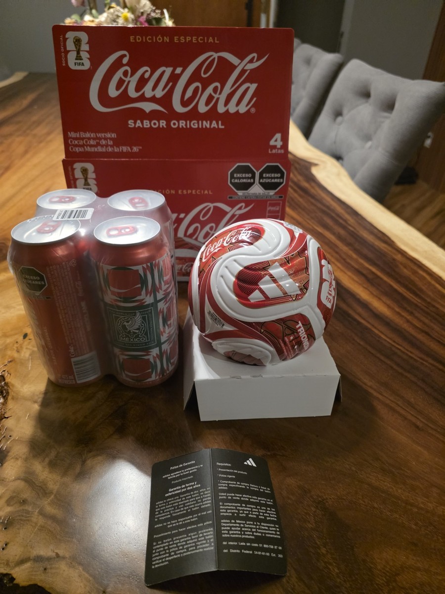 Trionda Coca Cola 4pk With One Mini Ball Special Edition World Cup