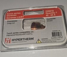 Plasma Consumables 220818 Drag-cut Shield 45 - 85 A for PMX45XP/65/85/HRT/HRTs