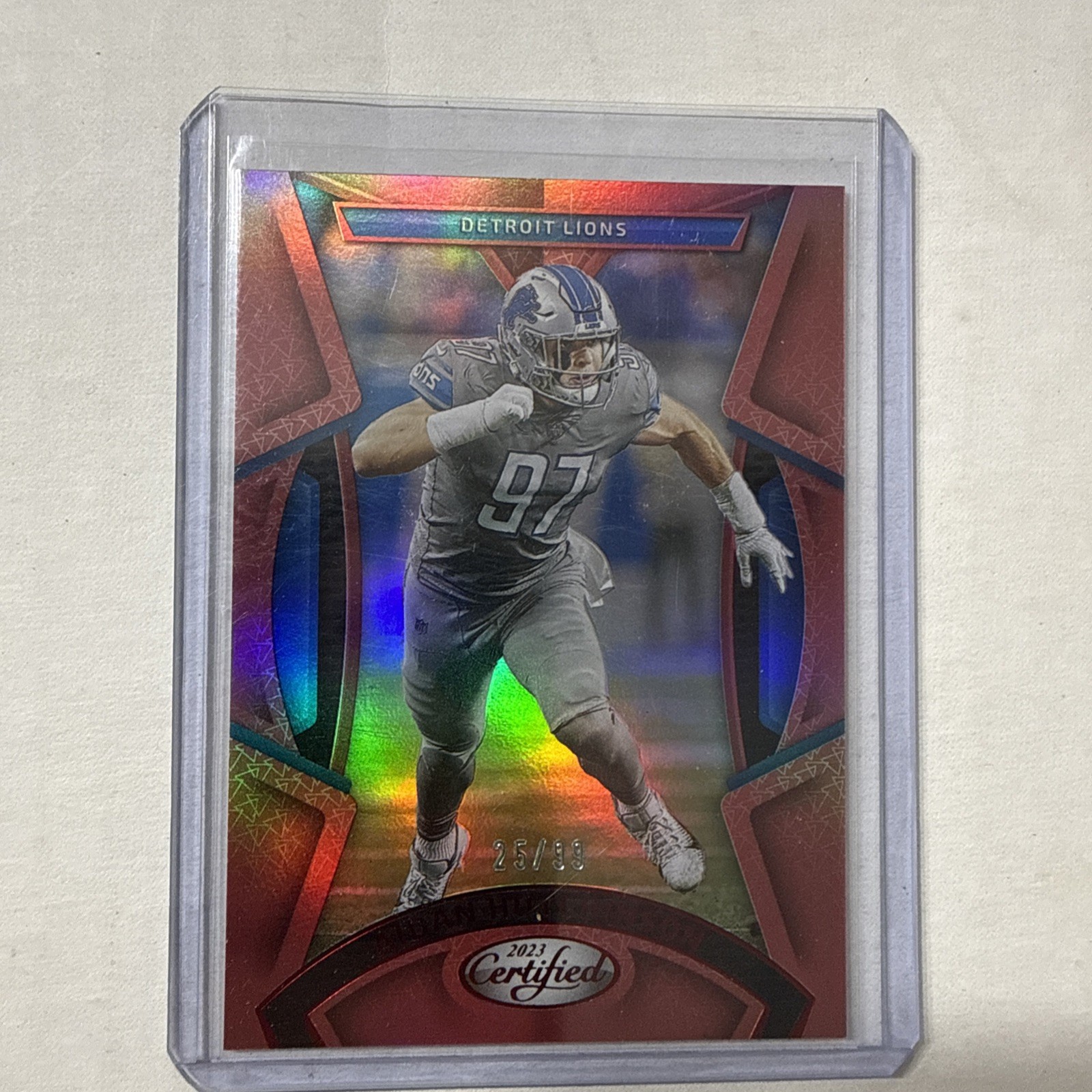 2023 Panini Certified - Aidan Hutchinson #46 Mirror Red /99