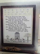 Margaret & Margaret Inc Mary Virginia Lafon 1821 Cross Stitch Pattern (#183)