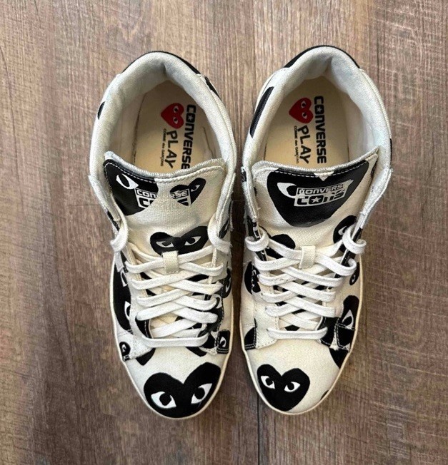 Converse x Comme des Garcons Pro Multi Heart PLAY Men's Size 11