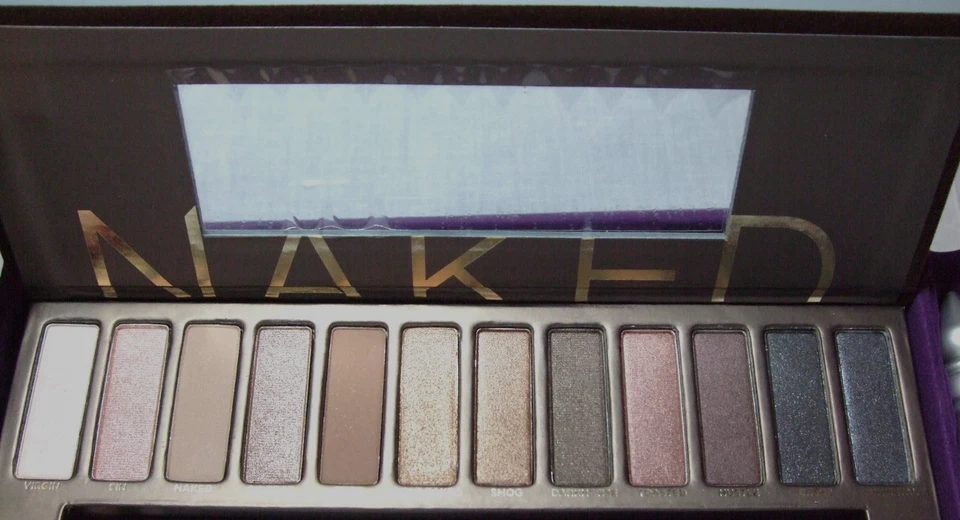 URBAN DECAY NAKED ORIGINAL EYESHADOW 12 SHADE PALETTE DUO BRUSH RARE NEW IN BOX - Image 4 of 4
